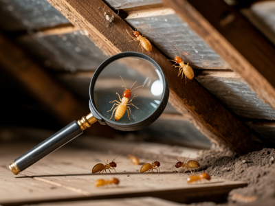 Magnifying Glass Looking At Termites In Nmul8M4Cru2Is0Hocl8C3W Tnbqgxqsrgue6Ck8Iutulw